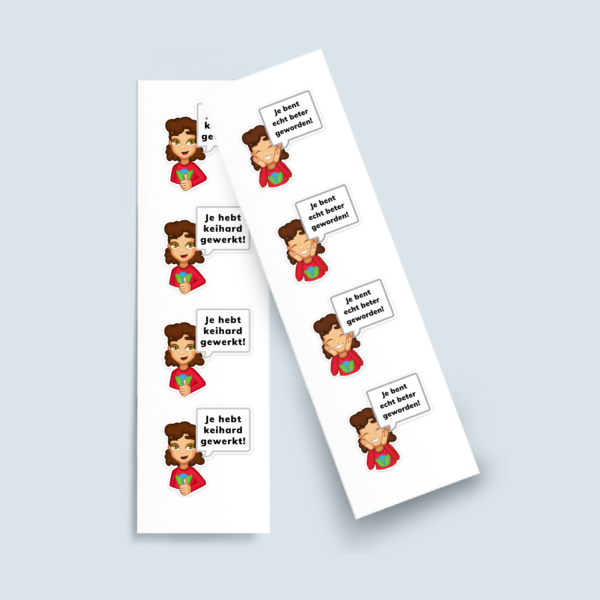 Groeistickers (per 10)